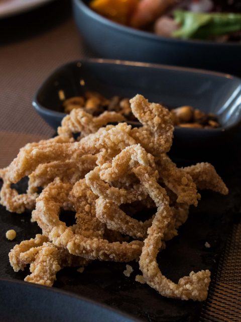 Deep fried squid.